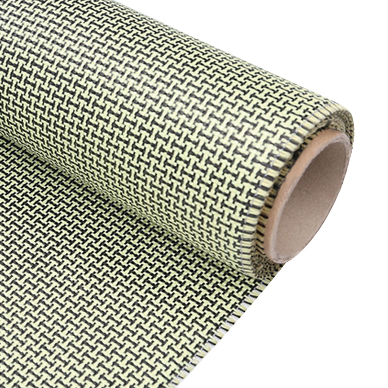 Gul/svart i-stråle aramid kolblandning Gul/svart i-stråle aramid kolblandning